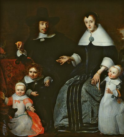 Familieportret door Cornelis Bisschop